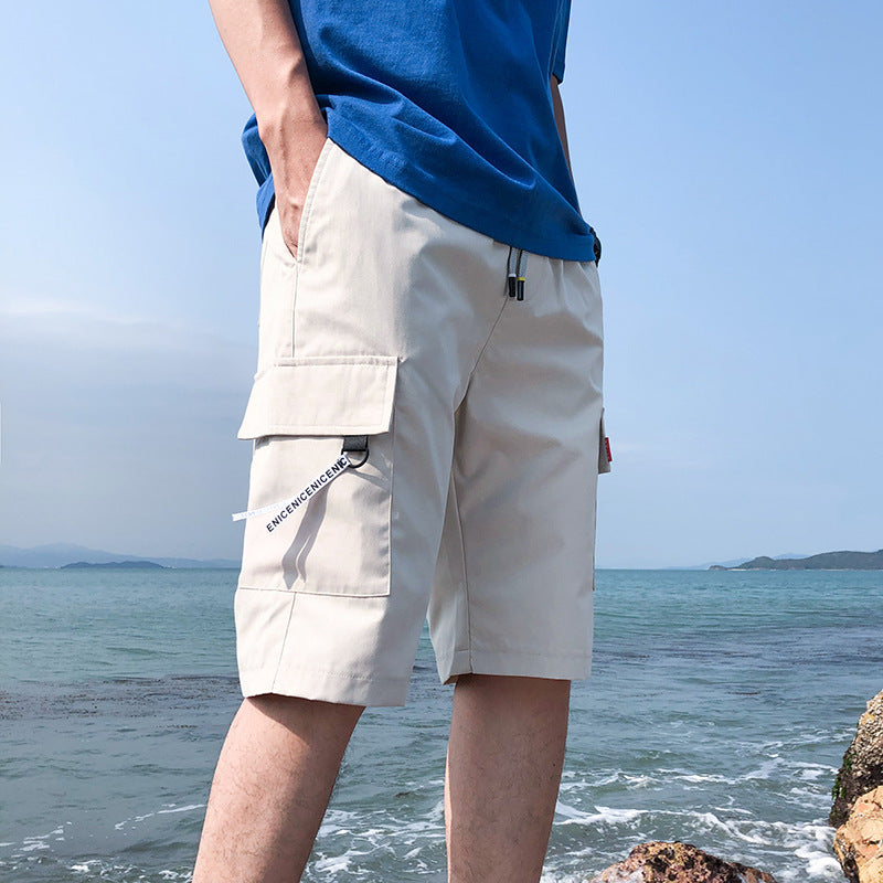 Summer Thin Casual Shorts Men's Korean Version Loose Straight Shorts