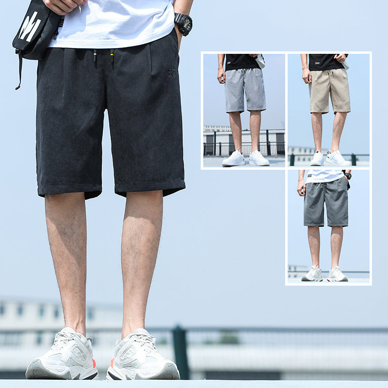 Summer Thin Casual Shorts Men's Korean Version Loose Straight Shorts