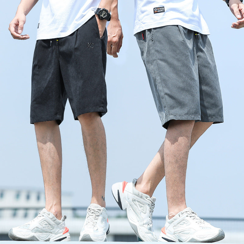 Summer Thin Casual Shorts Men's Korean Version Loose Straight Shorts