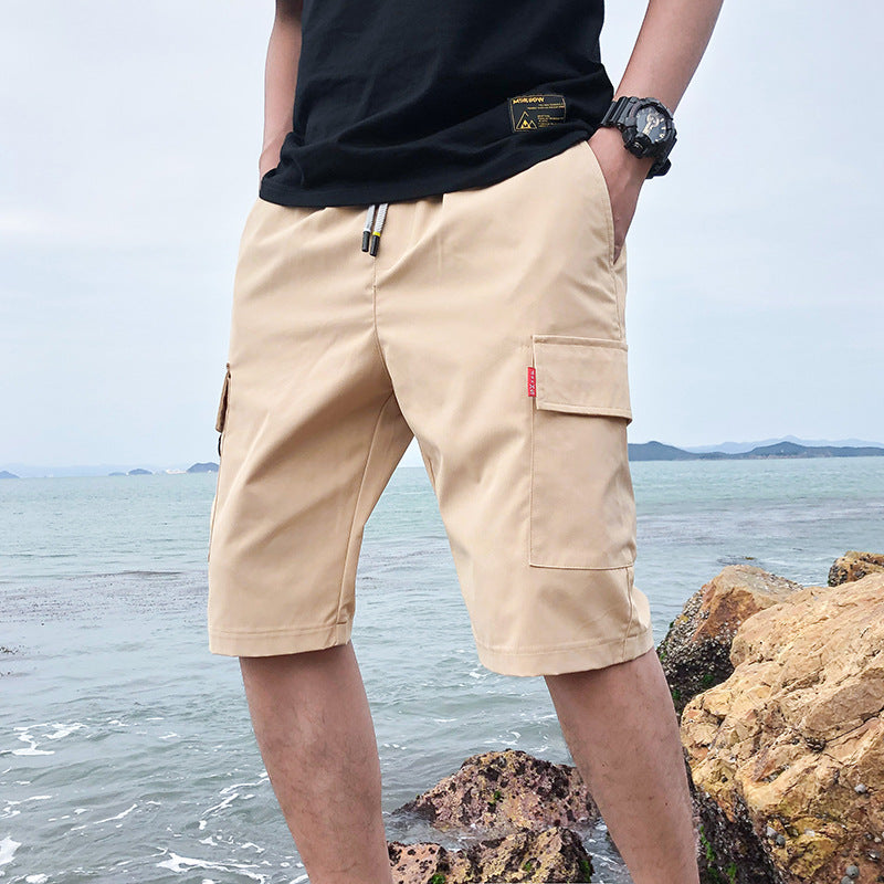 Summer Thin Casual Shorts Men's Korean Version Loose Straight Shorts