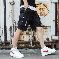 Men's Loose Summer Thin Workwear Five-point Pants Casual Ice Silk Shorts