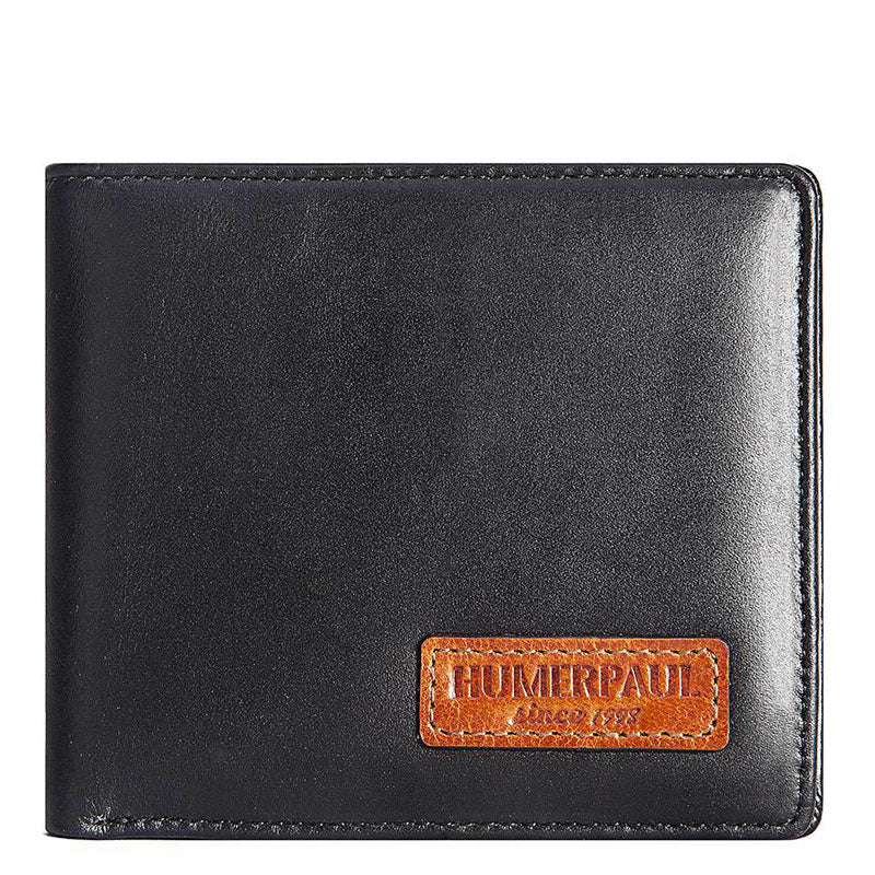 Bifold Airtag Wallet with RFID Men's Leather Shield Anti-Theft Wallet