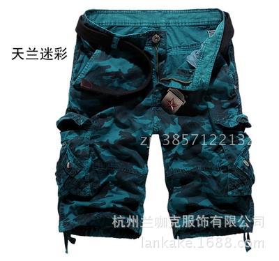 Camouflage Shorts Men's Summer Cargo Shorts Casual Shorts