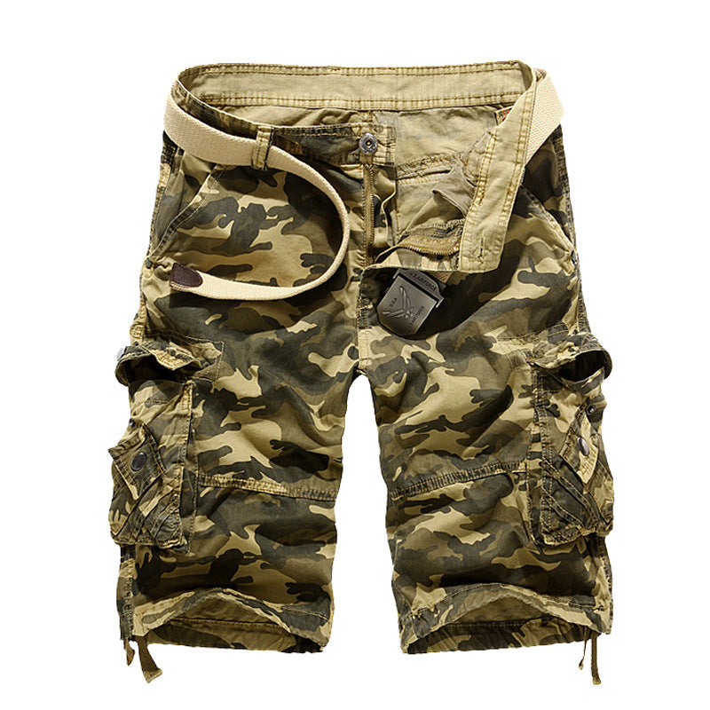 Camouflage Shorts Men's Summer Cargo Shorts Casual Shorts