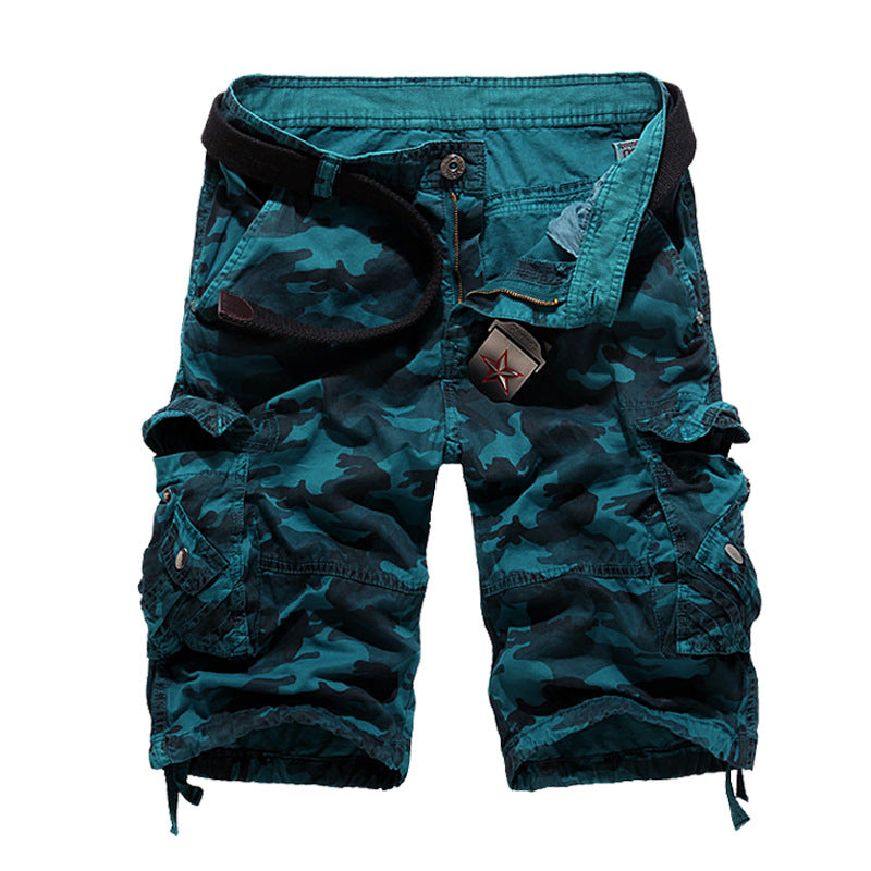 Camouflage Shorts Men's Summer Cargo Shorts Casual Shorts