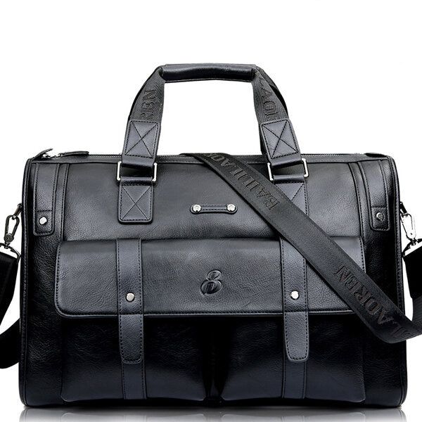 Men Business Vintage Laptop Briefcase Big Capacity Handbag Travel Bag