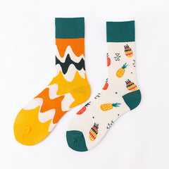 Men's and Women's Stockings Cartoon Street Cotton Socks