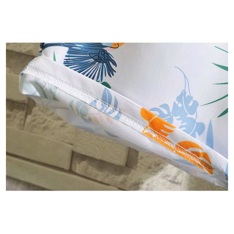 Men's Summer Beach Quick-drying Printing Loose Casual Hawaiian Flower Shorts