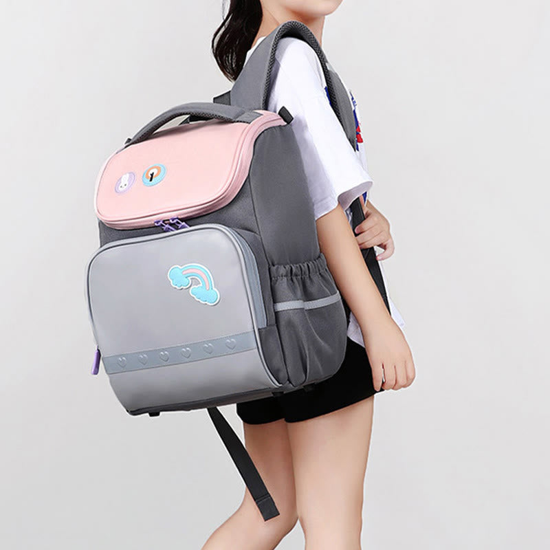 Cute Children's Backpack Cartoon Printing Breathable Lightweight School Bag