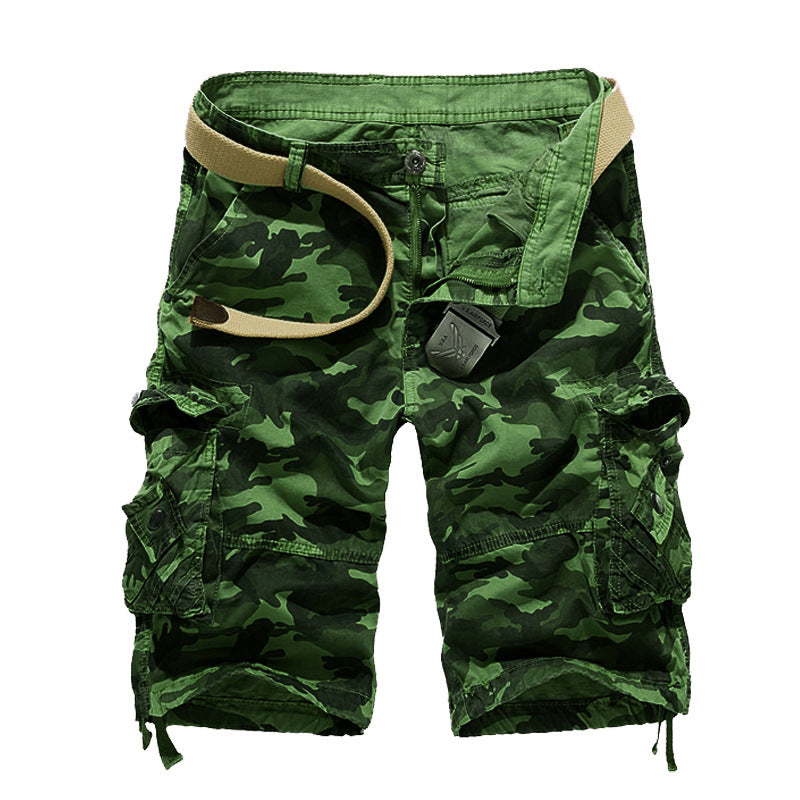 Camouflage Shorts Men's Summer Cargo Shorts Casual Shorts