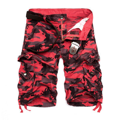 Camouflage Shorts Men's Summer Cargo Shorts Casual Shorts