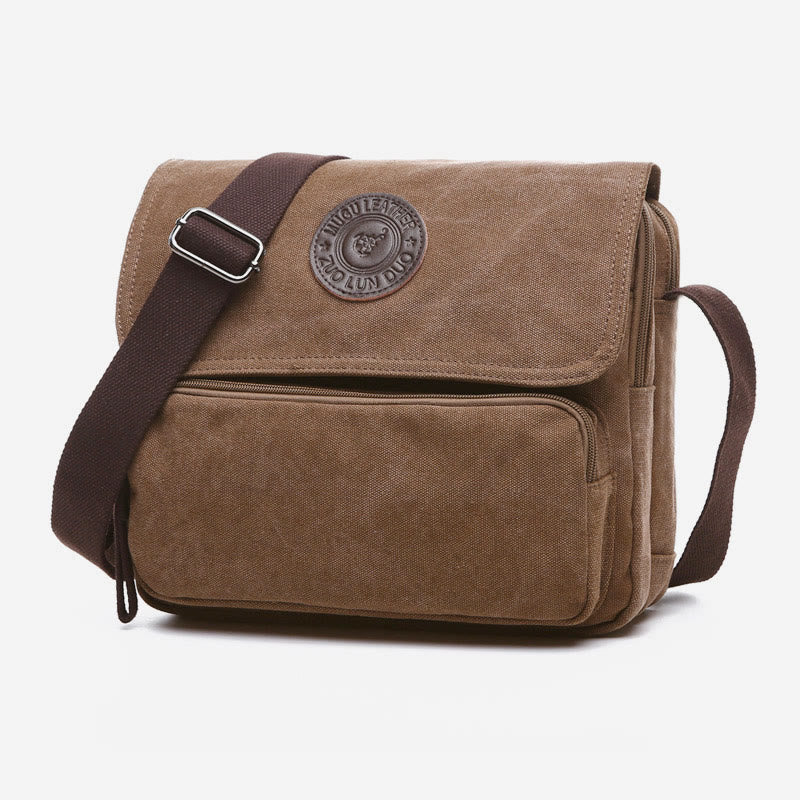 Men's Daily Casual Messenger Bag Travel Messenger Bag