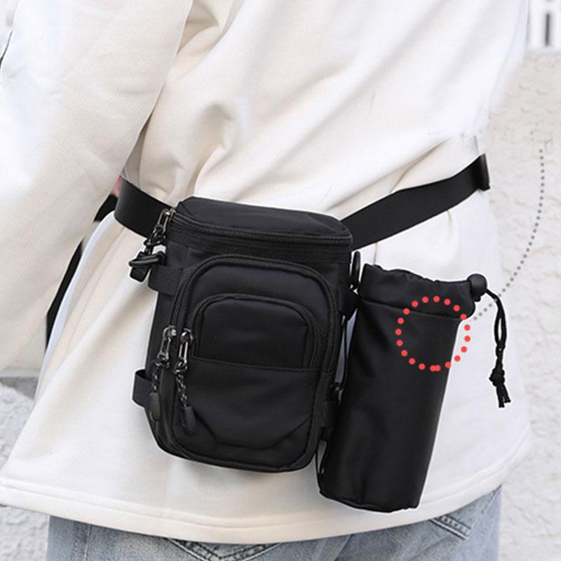 With Water Bottle Bag Sports Outdoor Multifunctional Messenger Bag Waist Bag