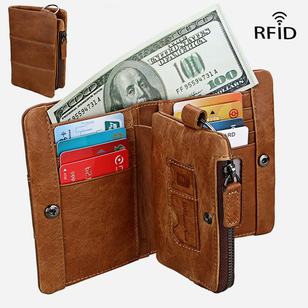 Wallet For Men RFID Multiple Slots Portable Daily Purse
