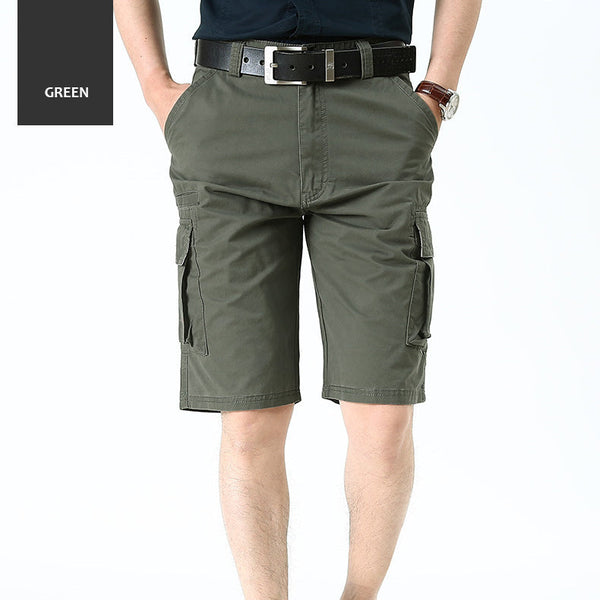 Workwear Men's Shorts Solid Summer Five-point Pants Casual Shorts