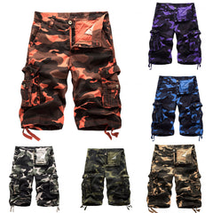 Camouflage Shorts Men's Plus Size US 29-48 Tooling  Pants Beach Pants