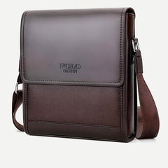 Men's Small Leather Messenger Bag Shoulder Bag Casual Wallet Handbag Messenger Bag