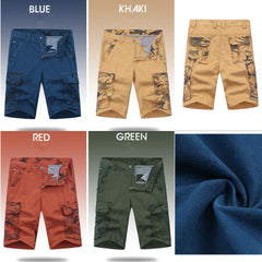 Men's Summer Mid-waist Tether Plus Size Straight 5-point Pants Casual All-match Shorts