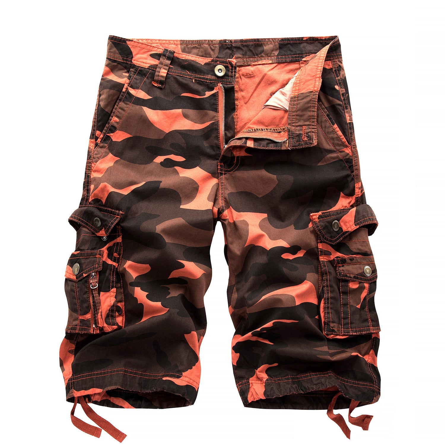 Camouflage Shorts Men's Plus Size US 29-48 Tooling  Pants Beach Pants