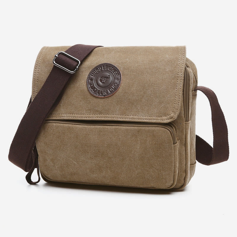 Men's Daily Casual Messenger Bag Travel Messenger Bag