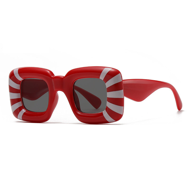 Fashion Print Sunglasses, European and American Personality Sunglasses