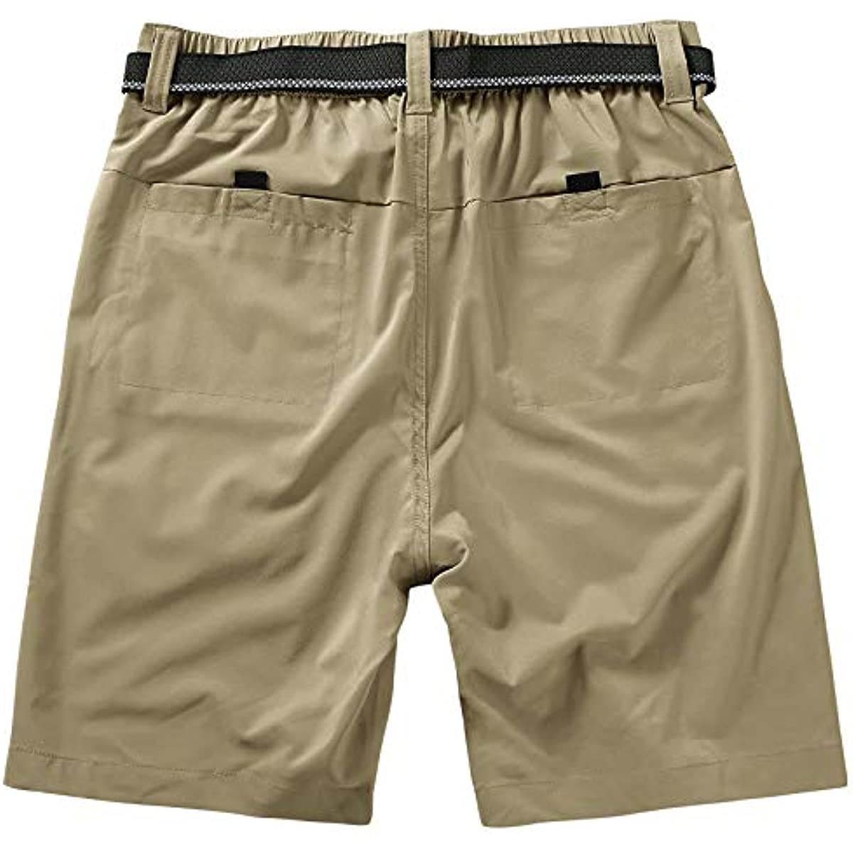 Men's Outdoor Elastic Waist Lightweight Quick Dry Cargo Fishing Hiking Shorts