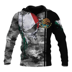 Men's Native American 3D Printing Hooded Coat Sports and Leisure Hoodies