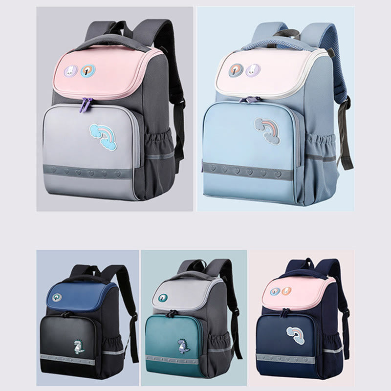 Cute Children's Backpack Cartoon Printing Breathable Lightweight School Bag