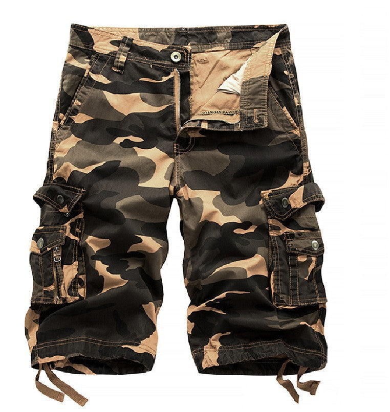 Camouflage Shorts Men's Plus Size US 29-48 Tooling  Pants Beach Pants