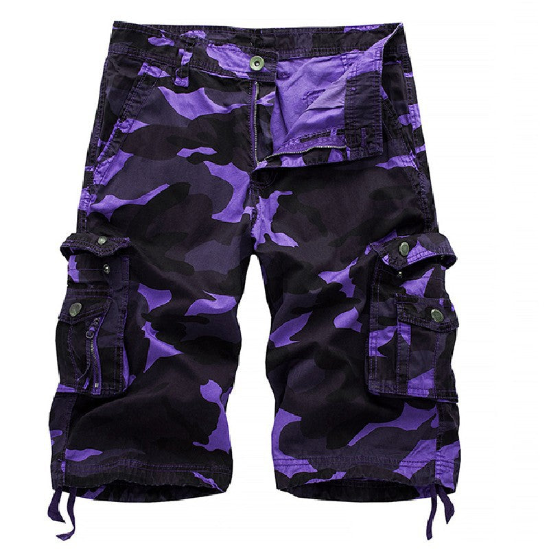 Camouflage Shorts Men's Plus Size US 29-48 Tooling  Pants Beach Pants