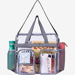 Portable Outing Handbag Multi Pocket Transparent Messenger Bag