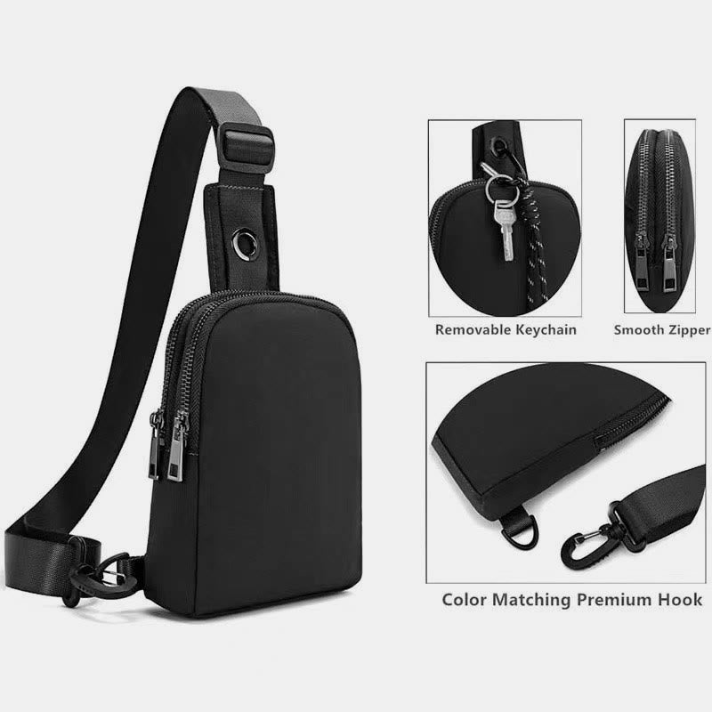 Messenger Bag Adjustable Outdoor Walking Wide Shoulder Strap Casual Bag