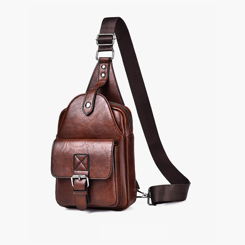 Men's Outdoor Shoulder Bag Daily Casual Retro Waterproof Crossbody Bags