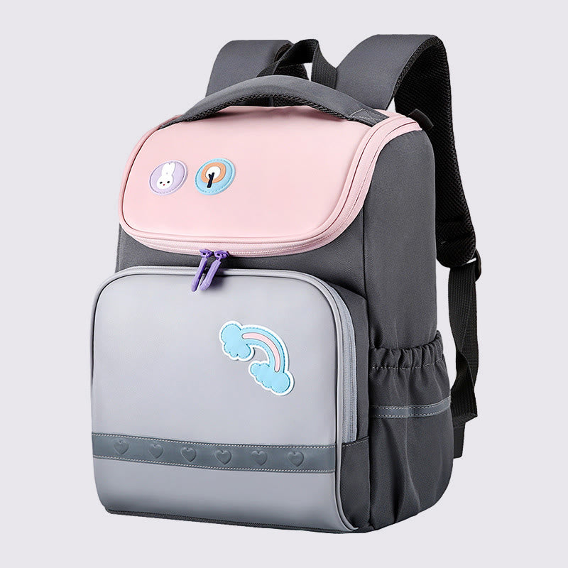 Cute Children's Backpack Cartoon Printing Breathable Lightweight School Bag