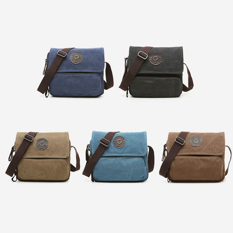 Men's Daily Casual Messenger Bag Travel Messenger Bag