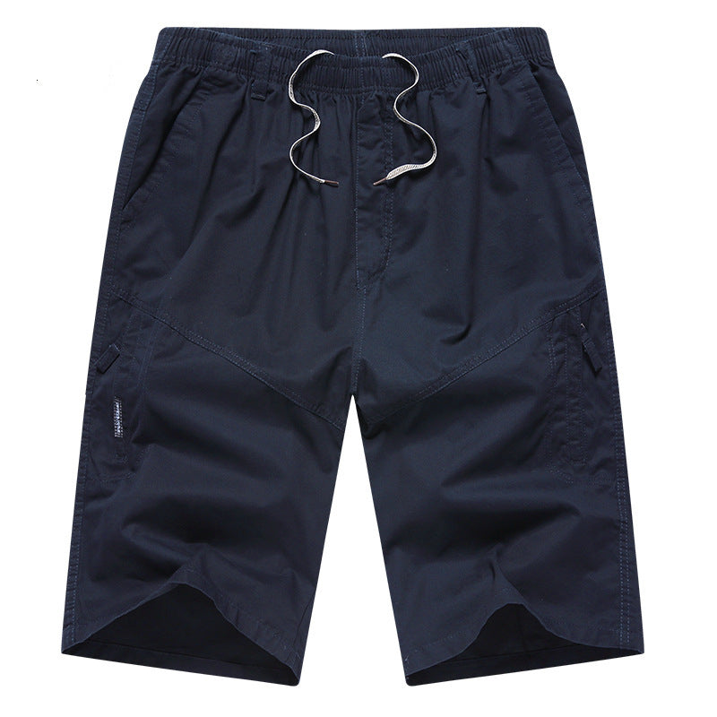 Men's Beach Short Summer Casual Pants Outerwear Loose Pocket Zipper Casual Shorts