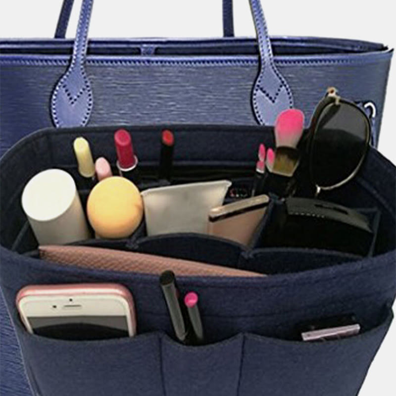 Large Capacity Household Storage Bag Multi Compartment Felt Bag