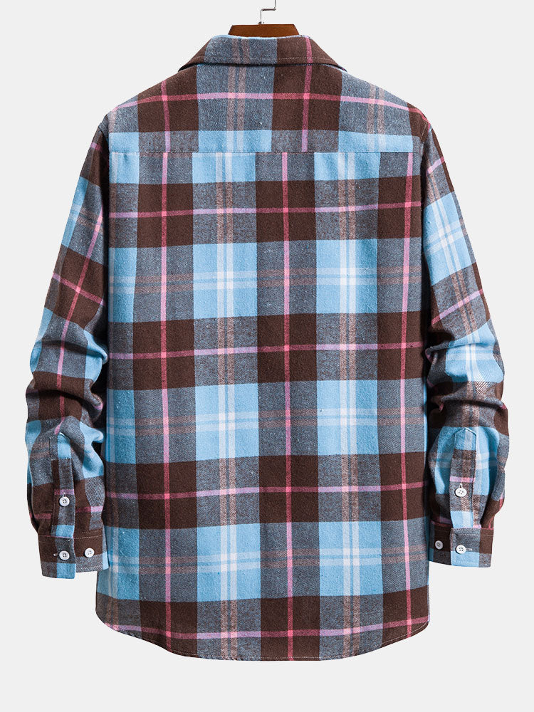 Long Sleeve Plaid Shirt