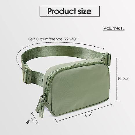 Belt Bag for Men Fanny Pack Dupes Mini Fanny Pack Crossbody Lemon Bags