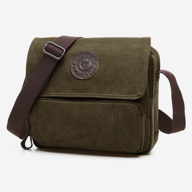 Men's Daily Casual Messenger Bag Travel Messenger Bag