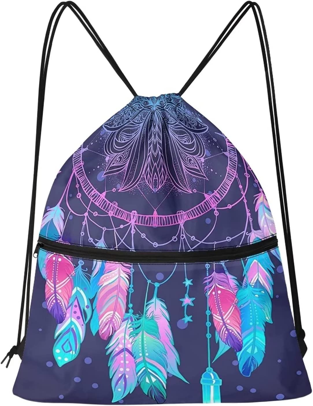 Hawaiian Palm Tree Drawstring Backpack Bag