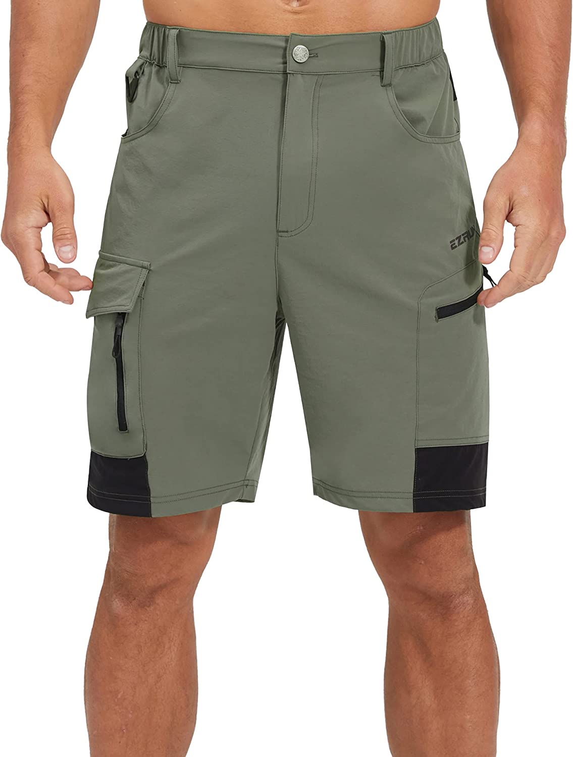 Men's Hiking Cargo Shorts Quick Dry Golf Outdoor Work Tactical Shorts with Multi Pocket for Fishing Travel