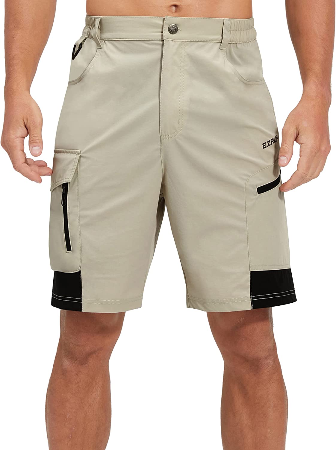 Men's Hiking Cargo Shorts Quick Dry Golf Outdoor Work Tactical Shorts with Multi Pocket for Fishing Travel