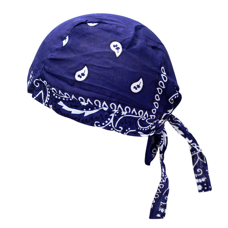 Outdoor Riding Pirate Hat Cotton Printed Multicolor Hip-hop Hip-hop Headscarf Hat