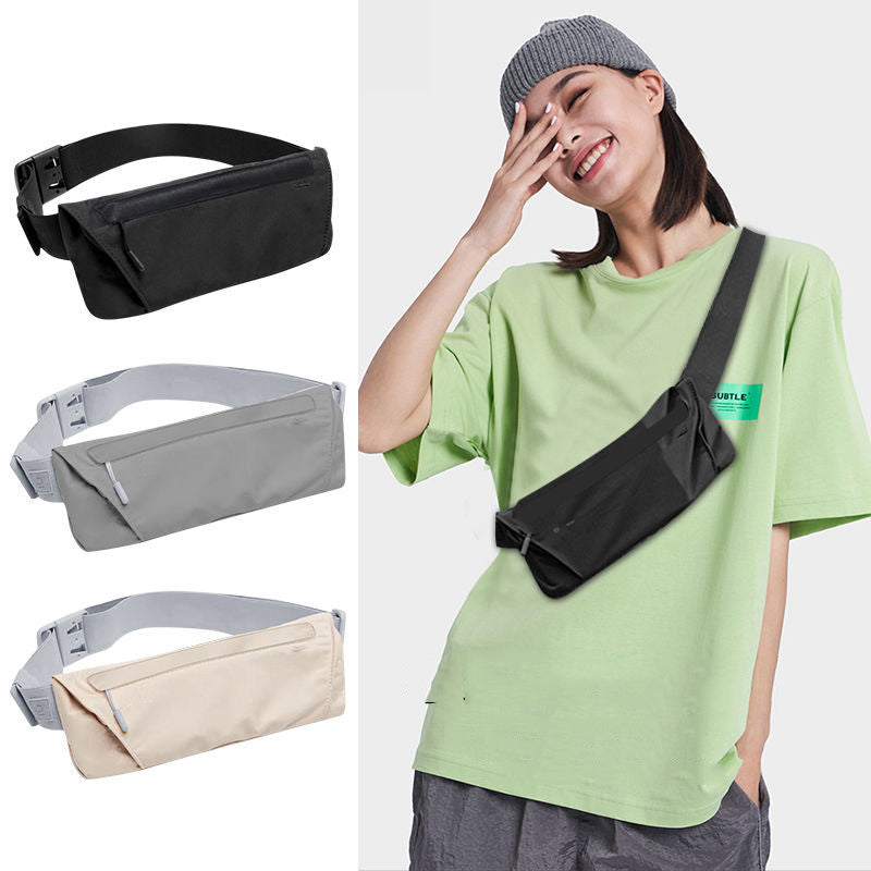 Men Outdoor Sports Lightweight Chest Phone Bag Waist Bag