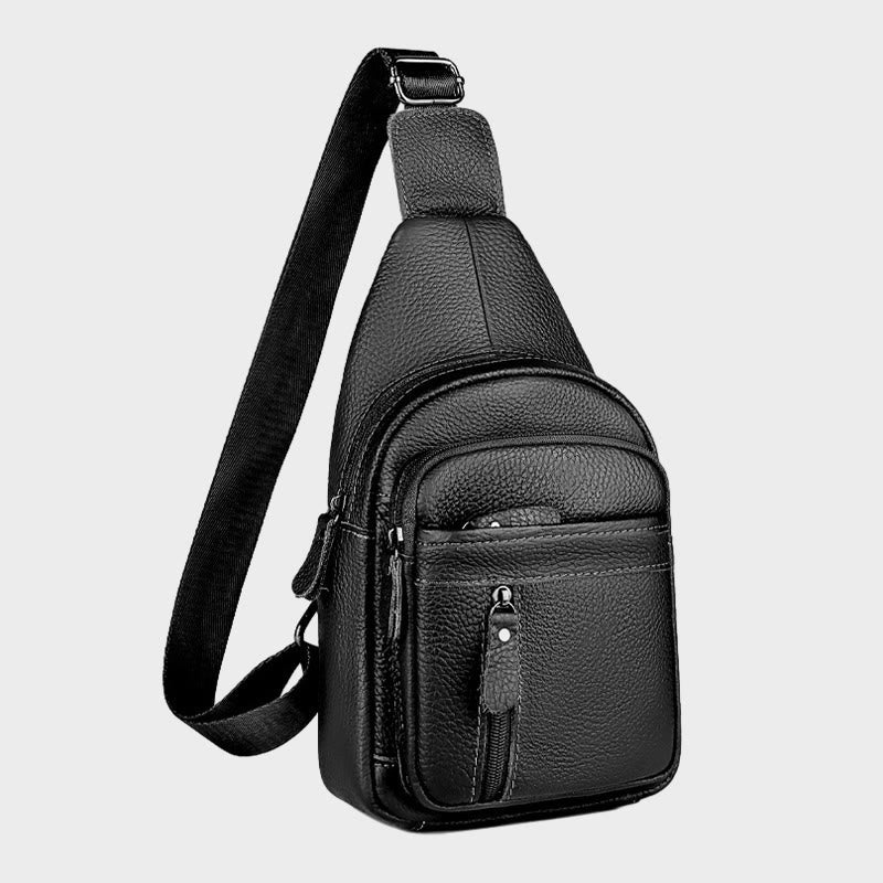 Men Out Traveling Multi Pocket Crossbody Bags Waterproof Shoulder Bag for Carrying Daily Use