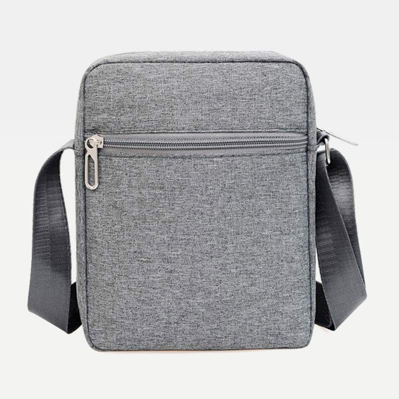 Men's Nylon Messenger Bag Outdoor Travel Business Shoulder Bag Passport Phone Wallet Bag Pouch