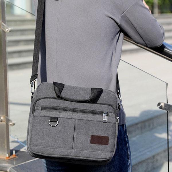 Men's Large Capacity Business Shoulder Tote Messenger Bag