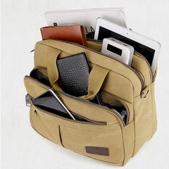 Men's Large Capacity Business Shoulder Tote Messenger Bag