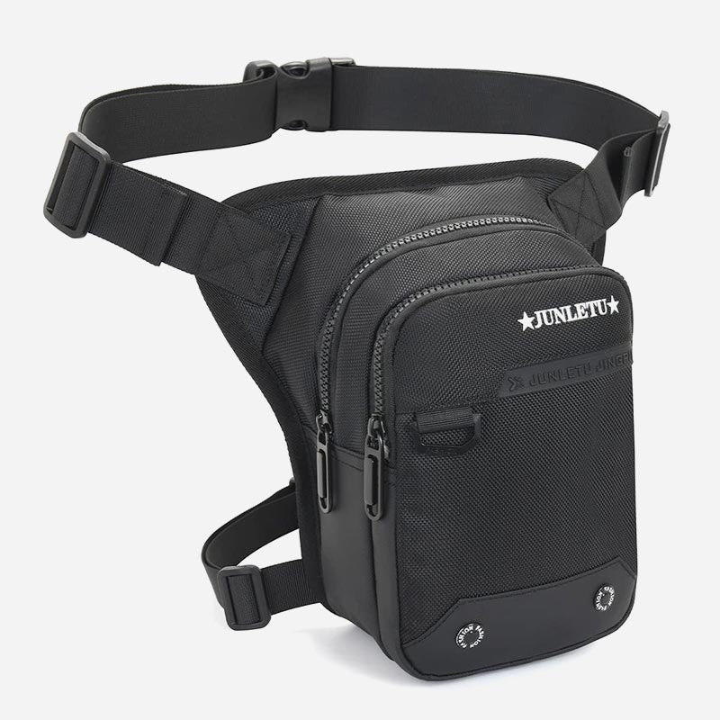 Men's Large Capacity Outdoor Waterproof Thigh Bag Polyester Phone Bag